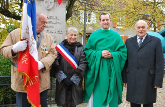 Cérémonie du 11 novembre 2012 à Vétheuil