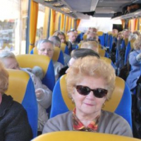 Les seniors dans le bus